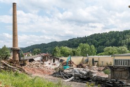 Abriss in Bad Schandau