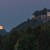 Mondaufgang an der Festung Königstein